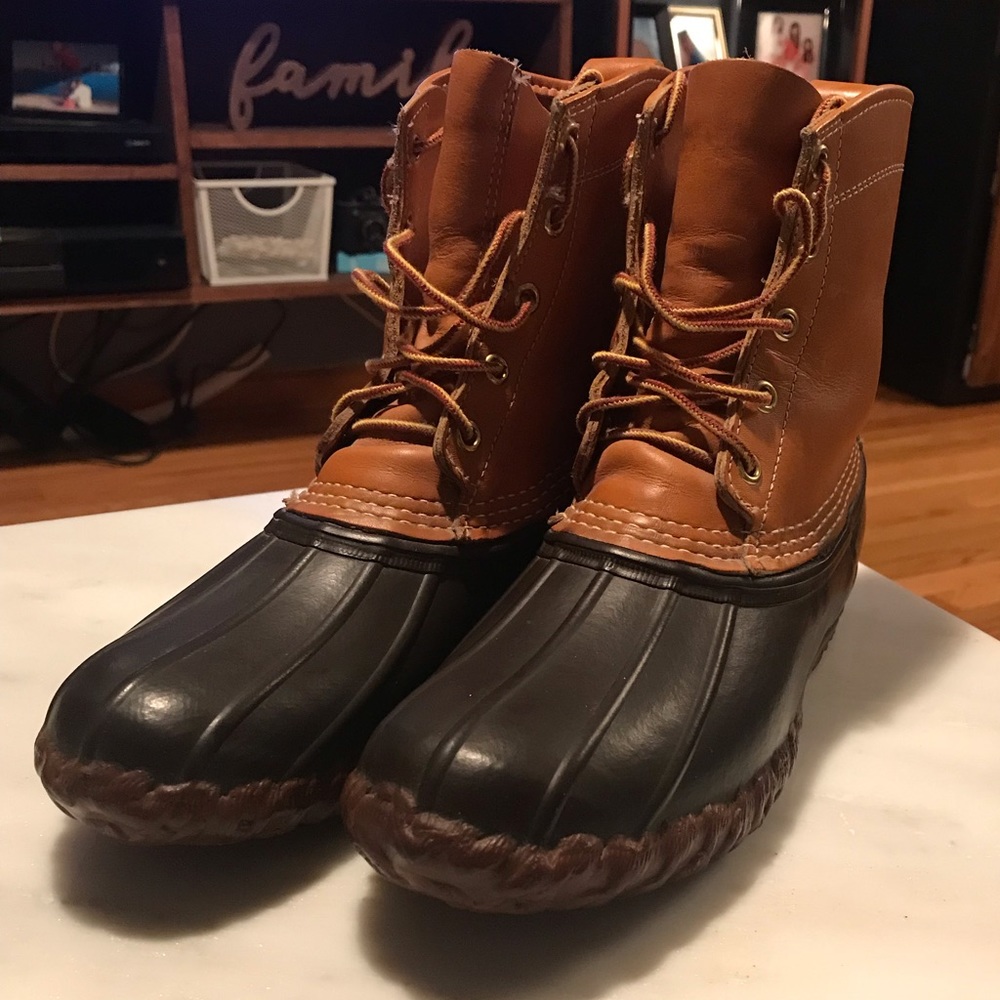 VTG LLBean Maine Hunting Boots W8 Duck Boots GUC